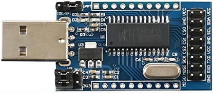 Picture of WWZMDiB CH341A USB to UART/IIC/SPI/TTL/ISP Adapter EPP/MEM Parallel Converter