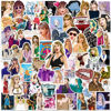 Picture of JXJMYU 100pcs Tayloris Music Sticker for Adult, Female Pop Singer Ablum Stickers for Teen Girl, Waterproof Vinyl Sticker for Water Bottle Laptop Phone Party Favors