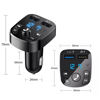 Picture of Bluetooth FM Transmitter for Car Dual USB Port Charger Handsfree Car Kit MP3 Audio Music Receiver with Voltage Meter