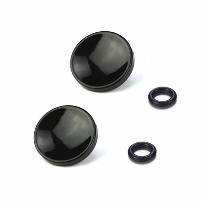 Picture of LXH 2 PCS Black Metal Concave Surface Camera Soft Release Button Finger Touch for Fujifilm XT20 X100F X-T2 X100T X-PRO2 X-T10 X-PRO1 X-E2S X100 X100S X10 /20/30 X-E1/2 Sony/Nikon/Canon/Olympus