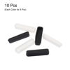 Picture of MECCANIXITY DB25 Port Cover Anti Dust Cap Silicone Plug Protector for DB25 Female Port Connectors Black Clear 10pcs