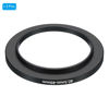 Picture of PATIKIL 40.5mm-49mm Metal Step Up Ring, 2 Pack Camera Lens Filter Adapter Ring Aluminum Filter Adapter Ring for Camera Lenses Hood, Black