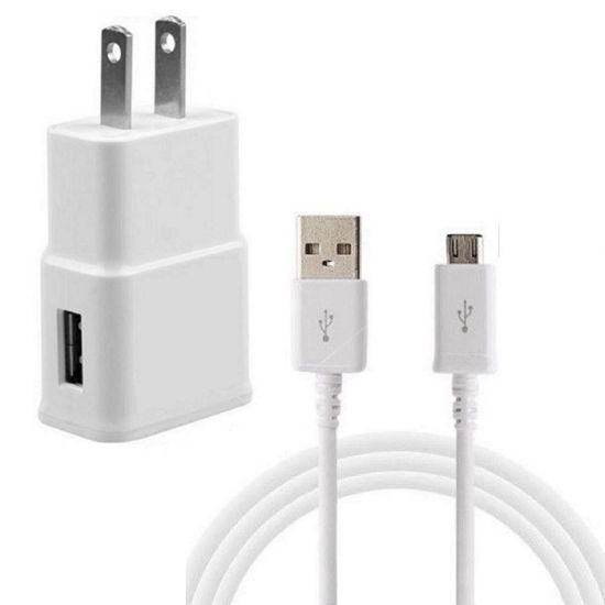 Picture of GSParts USB Cord & Power Charger for Samsung Galaxy Tab 4 10.1 SM-T530NU Nook Tablet