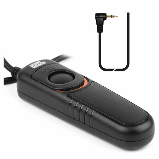 Picture of Shutter Release Cable for Canon, RC-201 E3 Shutter Release Cord Wired Shutter Release Remote Compatible for Canon T5 T5i T6i T7 T7i T8i 2000D 1500D 70D 77D 80D 90D 100D 800D 760D 750D M5 M6 M6 Mark II