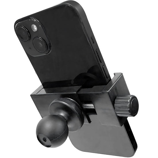 Picture of Phone Holder with 1" (25mm) Ball Head Adapter Compatible with RAM mounts B Size Double Socket arm & Bike Motorcycle Phone Mount for 4.7''-7.2'' Smartphone