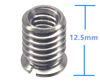 Picture of HITHUT Stainless Steel 1/4"-20 Female to 3/8"-16 Male Convert Screw Adapter 6 Pieces 12.5mm Height