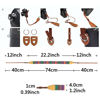 Picture of Eorefo Camera Strap Bohemian Camera Neck Strap with Genuine Leather Head for Compact Digital Camera, Mirrorless Camera, Small DSLR Camera, Instant Camera,Multicolour.