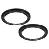 Picture of PATIKIL 46mm-52mm Metal Step Up Ring, 2 Pack Camera Lens Filter Adapter Ring Aluminum Filter Adapter Ring for Camera Lenses Hood, Black