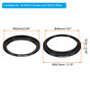 Picture of PATIKIL 46mm-52mm Metal Step Up Ring, 2 Pack Camera Lens Filter Adapter Ring Aluminum Filter Adapter Ring for Camera Lenses Hood, Black