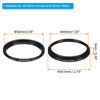 Picture of PATIKIL 49mm-52mm Metal Step Up Ring, 2 Pack Camera Lens Filter Adapter Ring Aluminum Filter Adapter Ring for Camera Lenses Hood, Black