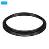 Picture of PATIKIL 49mm-52mm Metal Step Up Ring, 2 Pack Camera Lens Filter Adapter Ring Aluminum Filter Adapter Ring for Camera Lenses Hood, Black