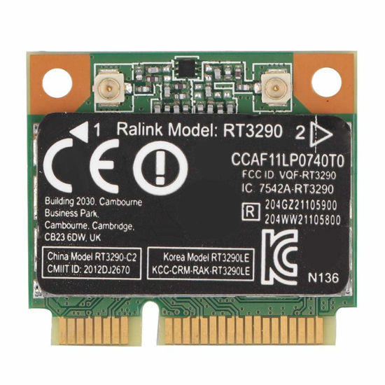 Picture of Network Card, RT3290 Mini PCI E Port WiFi Network Card, 150Mbps High Speed PCI E Bluetooth Network Card