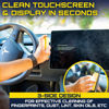 Picture of Clean Car USA Screen Cleaner Spray And Wipe - 2-in-1 Spray and Microfiber Cloth Touch Screen Cleaner - For Car Display, Cell Phone, Laptop, IPad, IPhone, Macbook, Computer, Mist Cleaner (Black)