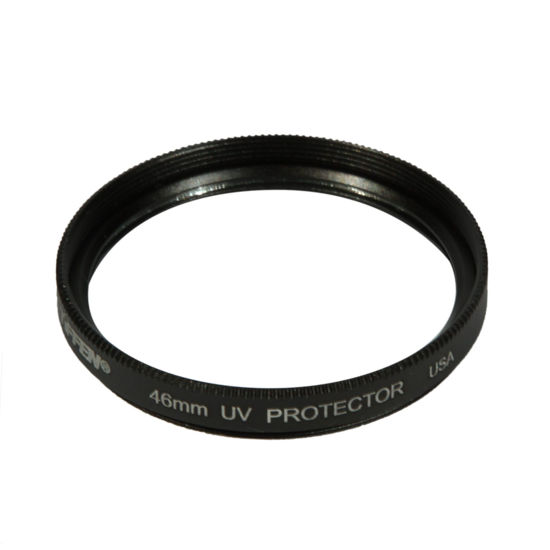 Picture of Tiffen 46mm UV Protection Filter, Aluminum, Glass, Multi Coating, Made in USA, 10 Years Warranty