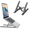 Picture of Portable Laptop Stand, OMOTON Laptop Stand for Desk Ergonomic 7-Levels Angles Adjustable Computer Stand, ABS Laptop Riser Holder Compatible with All Laptops and iPad(10-15.6")