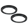 Picture of PATIKIL 40.5mm-46mm Metal Step Up Ring, 2 Pack Camera Lens Filter Adapter Ring Aluminum Filter Adapter Ring for Camera Lenses Hood, Black