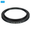 Picture of PATIKIL 40.5mm-46mm Metal Step Up Ring, 2 Pack Camera Lens Filter Adapter Ring Aluminum Filter Adapter Ring for Camera Lenses Hood, Black