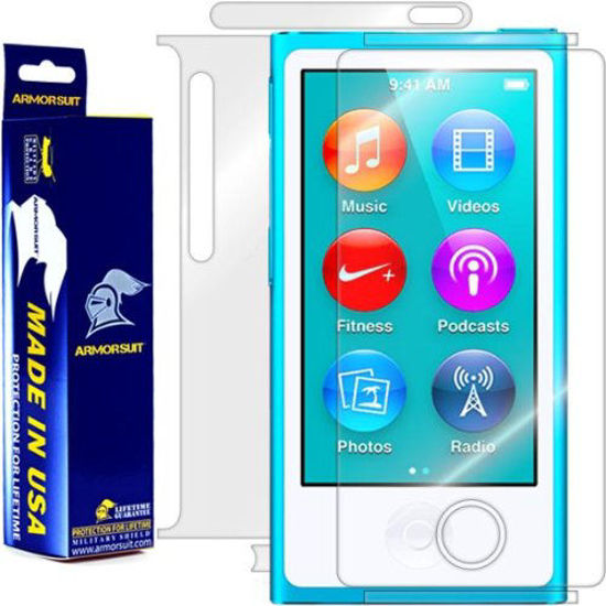 Picture of ArmorSuit MilitaryShield Full Body Skin Film + Screen Protector for Apple iPod Nano 7th Generation - Anti-Bubble HD Clear Film