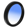 Picture of Lens Filter 40.5mm Gradient Filter Multilayer Coating Waterproof Gradual Colour Lens Filter for Camera Filters for Various Effects (Blue)