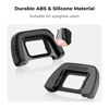 Picture of K&F Concept Eyepiece Cover & Hot Shoe Cover Kit, Viewfinder Protector Eyecup Eye Cup DK-21 for Nikon D7000 D750 D610 D600 D300 D200 D100 D90 D80 D70 D70s Camera Viewfinder