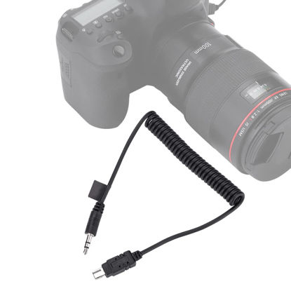 Picture of MC-DC2 Shutter Cable,0.5m Camera Remote Shutter Release Connecting Cord Cable for Nikon 7100,D7200,D7000,D5100,D5000,D3200,D3100,D90,D750,D610,D600,D7100,D7000,D5300,D5200,D5100(3.5mm-N3)