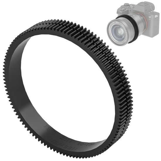 Picture of NEEWER PG008 Seamless Follow Focus Gear Ring 0.8 MOD for ø81-83mm Lens, Compatible with SmallRig Compatible with Tilta NEEWER Follow Focus for Canon Sony Nikon Fujifilm Panasonic Sigma Lens