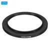 Picture of PATIKIL 46mm-55mm Metal Step Up Ring, 2 Pack Camera Lens Filter Adapter Ring Aluminum Filter Adapter Ring for Camera Lenses Hood, Black