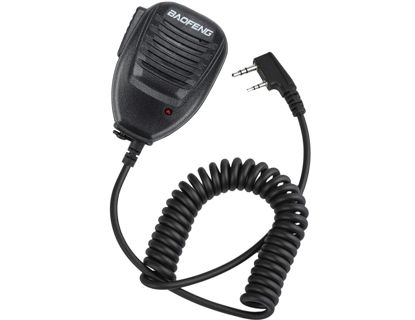 Picture of Baofeng BF-S112 Two Way Radio Speaker,Black, Auxiliary