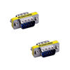 Picture of LuoQiuFa 2 Pack Rs232 Serial Cable 9 Pin DB9 Male to Male Gender Changer Coupler Adapter Connector