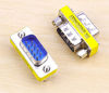 Picture of LuoQiuFa 2 Pack Rs232 Serial Cable 9 Pin DB9 Male to Male Gender Changer Coupler Adapter Connector