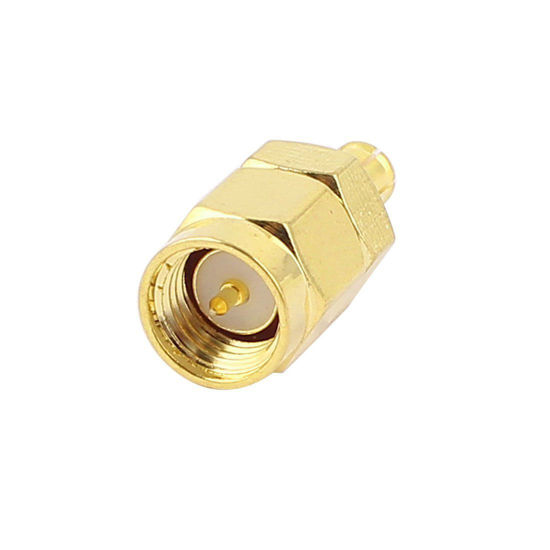 Picture of Saide 2pcsRF coaxial Coax adadpter SMA Male to MCX Male