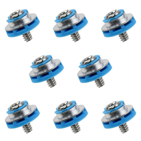 Picture of Xhziy Blue Isolation Grommet Mute Mounting Screw Hard Drive Mounting Screw SSD Screw for 3.5inch Hard Drive DC5800 DC7800 DC7900 6005 6200 6300 Z200 6000 8PCS