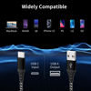 Picture of USB Type C Cable 3A Fast Charging [2 Pack 6ft], USB A to USB C Car Charger Cable Compatible iPhone 15/Pad/Galaxy S10/S10+/Note 9, LG V30 and More, iPhone 15 Car Carplay Cable