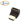 Picture of Cable Matters 2-Pack Right Angle HDMI Adapter (270 Degree HDMI Right Angle) with 4K and HDR Support