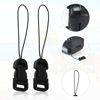 Picture of 6pcs Camera Quick Release Strap, Adjustable Quick Release Buckle for Camera Strap Quick Release Clips Connector Buckles Connect Adapter to Camera Neck Strap (Black)