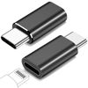 Picture of FQSH for Lightning Female to USB C Male Adapter for iPhone 16 15 Pro Max Plus,for iPad Air,for Samsung,Support 27W PD Fast Charging&Data Transfer,Type C Charger Connector Cable,Not for Audio/OTG,Black