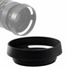 Picture of Fotasy 37mm Metal Curved Lens Hood, 37mm Vented Hood, 37mm Lens Hood for Fuji Leica Leitz Panasonic Olympus Panasonic Sony Lens, 37mm Screw-in Lens Hood