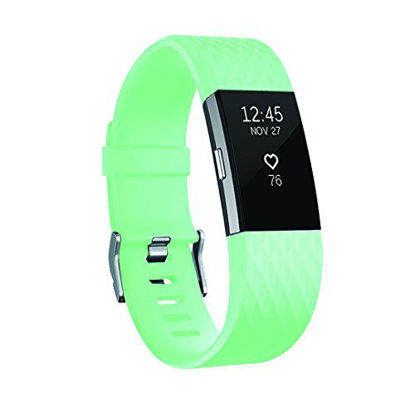 Picture of POY For Fitbit Charge 2 Bands, Classic & Special Edition Replacement bands for Fitbit Charge 2, Small Teal