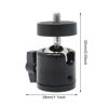 Picture of Honbay 1PCS 1/4 Inch to 3/8 Inch 360° Rotating Swivel Mini Ball Head Ballhead with 1/4" Screw Convert Screw Adapter Screw Tripod Mount Small Ball Head for DSLR Camera Camcorder Light Bracket