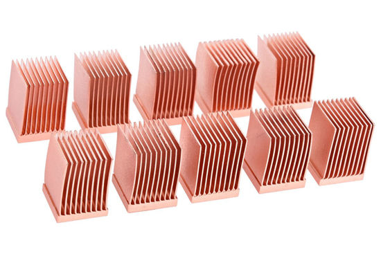 Picture of Alphacool 17426 GPU RAM Copper Heatsinks 10x10mm - 10pcs Air cooling Passive coolers