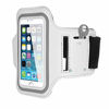 Picture of White Running Armband for iPod Touch 7 - Sports Gym Workout Case Cover Band Compatible with iPod Touch 7