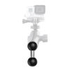 Picture of Mohists Double 1" Ball Mount Base Ball Adapter Compatible with RAM Mounts B Size Double Socket Arms, Black-1