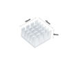 Picture of 20pcs Aluminum Heatsink 0.59x0.59x0.31inch / 15x15x8mm Heat Sink with Thermal Conductive Adhesive Tape for Raspberry pi Electronic Chip RAM IC Radiator Cooler Cooling