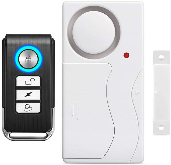 Picture of wsdcam Door Alarm Wireless Anti-Theft Remote Control Door and Window Security Alarms