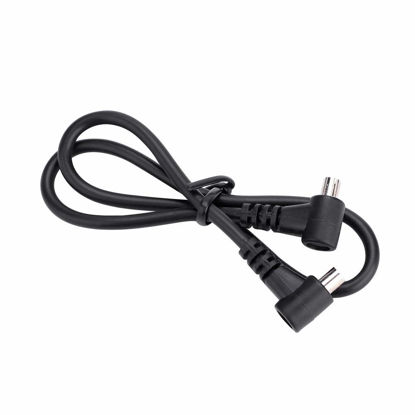 Picture of Oumij 30cm / 12inch PC-PC Male to Male PC Sync Cable Flash Camera Connector Flash Sync Cable Cord Flash Accessories Compatible with Most DSLR Cameras