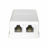 Picture of NECABLES Phone Jack Surface Mount Dual Port Telephone Jack Box 4 Screw Terminals to 2 RJ11 6P4C Female White