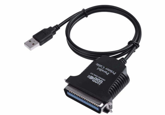 Picture of USB to 36-Pin Centronics Parallel Printer Adapter Cable