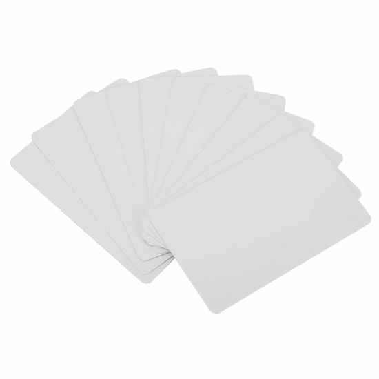 Picture of Hilitand 10Pcs RFID Proximity Cards, S50 IC 13.56MHz NFC Contactless Smart Tag Readable Writable Access Card