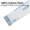 Picture of Geekworm 16Pin 0.5mm Pitch PCIe FFC Ribbon Cable Set 30mm/50mm/80mm for Raspberry Pi 5 & PCIe to NVMe SSD Adapter