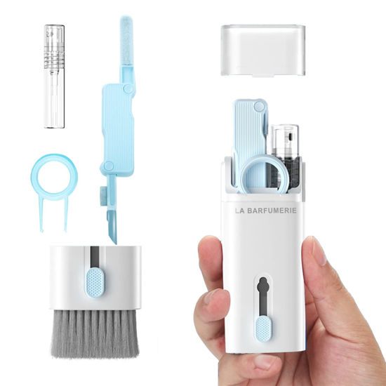 Picture of LA BARFUMERIE Electronics Cleaner Kit. Keyboard Brush, Airpod Cleaning Tool, Phone Screen Cleaner. for Computers, MacBooks, Laptops, Airpods Pro, Headphones.